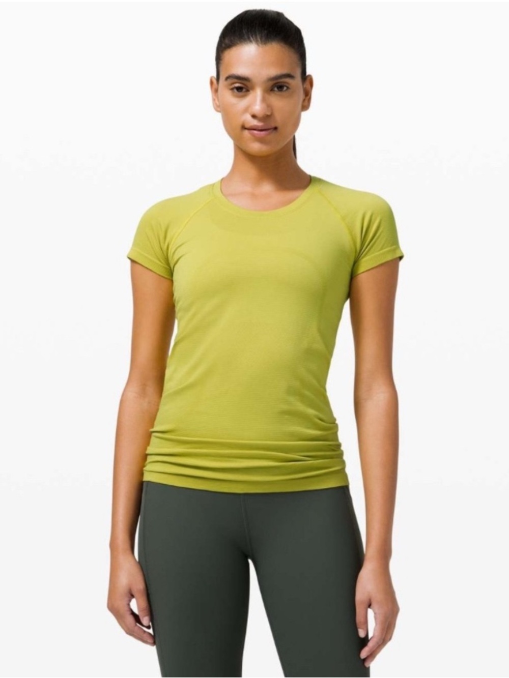 Lululemon Women’s Swiftly Tech Tee Yellow Pear Size 8